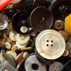 1/2 Cup of Mystery Vintage Buttons